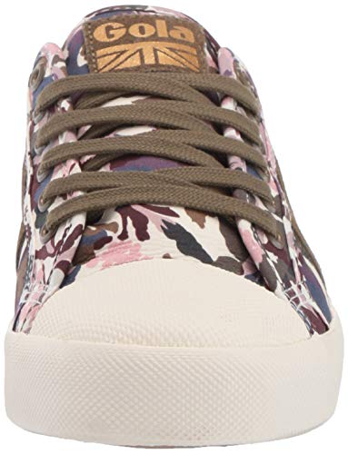 Gola Coaster Liberty CF, Zapatillas Mujer, Verde (Khaki/Off White NW), 38 EU