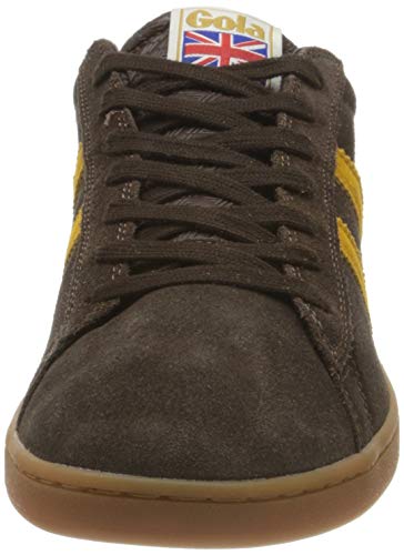 Gola Equipe Suede, Zapatillas Hombre, Goma de Sol marrón Oscuro, 40 EU