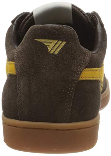 Gola Equipe Suede, Zapatillas Hombre, Goma de Sol marrón Oscuro, 40 EU