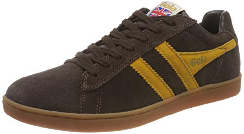 Gola Equipe Suede, Zapatillas Hombre, Goma de Sol marrón Oscuro, 40 EU