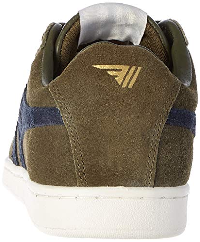 Gola Equipe Suede, Zapatillas Hombre, Verde (Khaki/Navy Ne), 40 EU