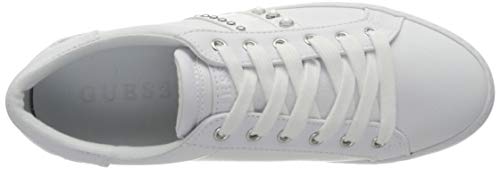 Guess GRASEY4/ACTIVE Lady/Leather LI, Oxford Plano Mujer, Blanco, 36 EU