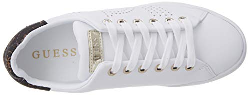 Guess RANVO/Active Lady/Leather Like, Oxford Plano Mujer, Blanco, 39 EU