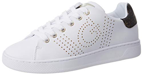 Guess RANVO/Active Lady/Leather Like, Oxford Plano Mujer, Blanco, 39 EU