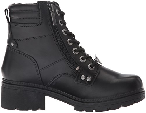 HARLEY-DAVIDSON Botas de Moto Inman Mills para Mujer, Color Negro, Talla 38.5 EU