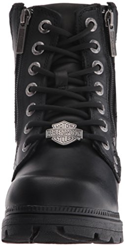 HARLEY-DAVIDSON Botas de Moto Inman Mills para Mujer, Color Negro, Talla 38.5 EU