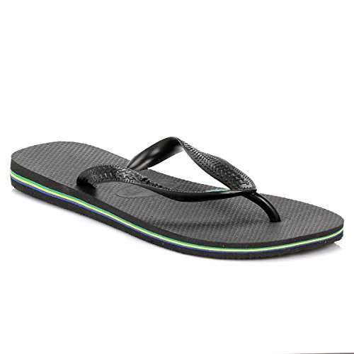 Havaianas Brasil, Chanclas Unisex Adulto, Negro (Black 0090), 35-36 EU