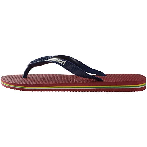 Havaianas Brasil Logo Chanclas Unisex Adulto, Multicolor (Red), 39/40 EU