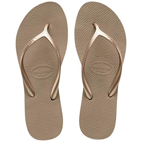 Havaianas High Light, Chanclas Mujer, Beige (Rose Gold), 37 EU