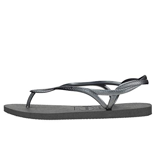 Havaianas Luna, Sandalias para Mujer, Negro (Black), 39/40 EU