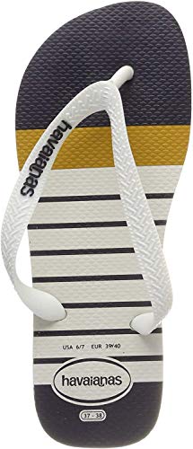 Havaianas Top Nautical, Chanclas Unisex Adulto, Multicolor (White/White 0198), 41/42 EU