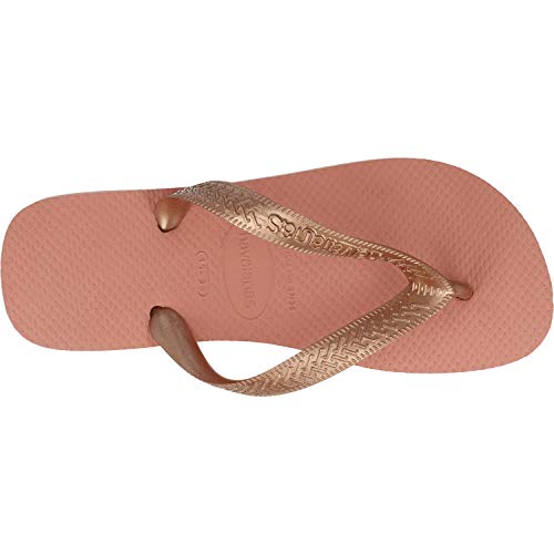 Havaianas Top Tiras, Chanclas para Mujer, Dorado (Rose Nude), 35/36 EU