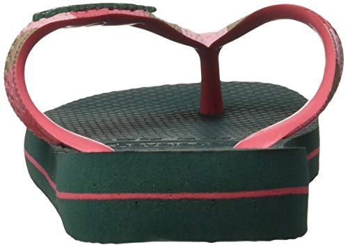 Havaianas Top Verano, Chanclas para Mujer, Multicolor (Green Leaf 7605), 37/38 EU