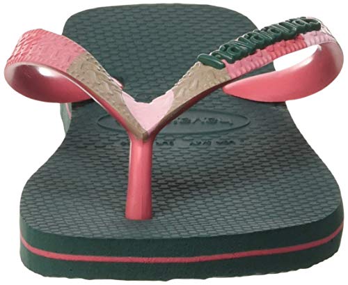 Havaianas Top Verano, Chanclas para Mujer, Multicolor (Green Leaf 7605), 37/38 EU