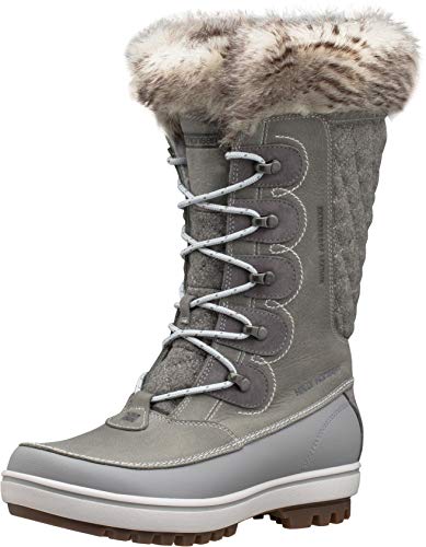 Helly Hansen W Garibaldi VL, Botas de Nieve Mujer, Gris (Light Grey/Alloy/Nimbu 930), 36 EU