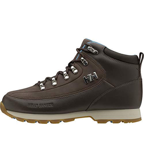 Helly Hansen W The Forester, Botas para Senderismo Mujer, 709 Coffee Bean/Tundra Blue, 37.5 EU