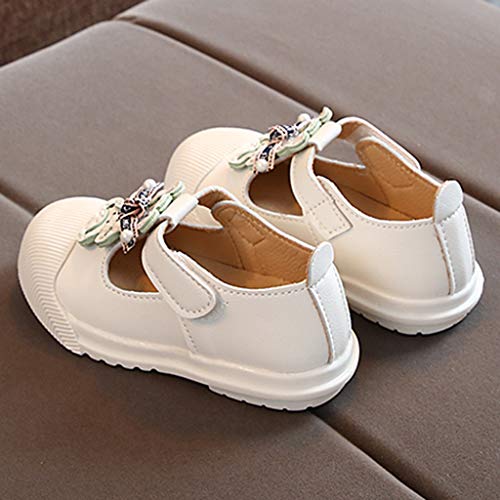 H.eternal(TM) - Zapatos Primeros Pasos de PU para niña Blanco Blanco 24 Meses