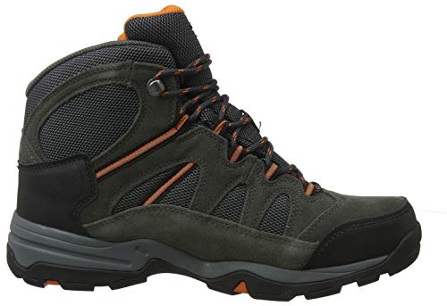 Hi-Tec Banderra II Wp zapatos de senderismo anchos de gran altura para hombre, gris (antracita grafito naranja quemado 51), 43 EU