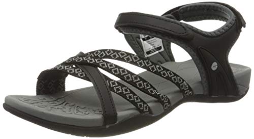 Hi-Tec Savanna II, Sandalias Deportivas Mujer, Negro (Black/Charcoal 023), 38 EU