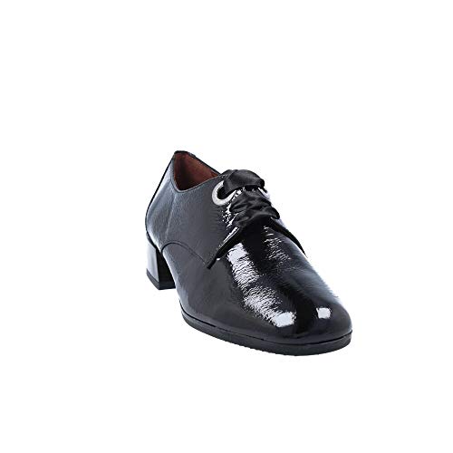 Hispanitas_ Zapatos Cordones de Charol Negro para Mujer (36)