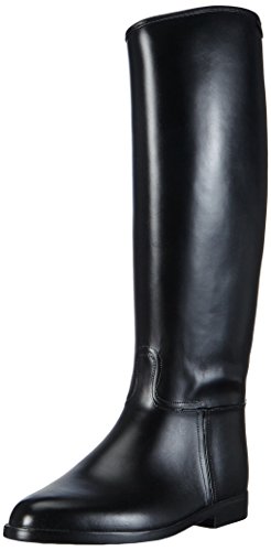 Hkm Standard mit Reißverschluß Botas de Equitación, Hombre, Negro (Black), 41 EU