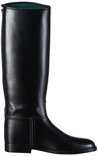 Hkm Standard mit Reißverschluß Botas de Equitación, Hombre, Negro (Black), 45 EU