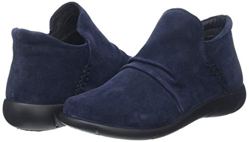 Hotter Marly, Botas Efecto Arrugado Mujer, Azul (Navy 30), 41.5 EU