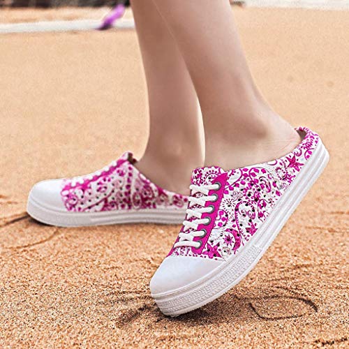 HUADUO Zapatillas de Malla de Secado rápido Sandalias de Playa - Zuecos de jardín Zapatos Zapatillas Casuales Sandalias Zapatos de Playa Antideslizantes para Mujer