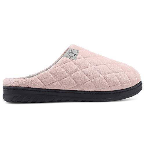 incarpo Zapatillas Casa Mujer Lana de Coral Zapatillas de Estar por Casa Antideslizante Pantuflas de Interior y Exterior Cálido y Confortable Zapatillas-Rosa-40/41 EU