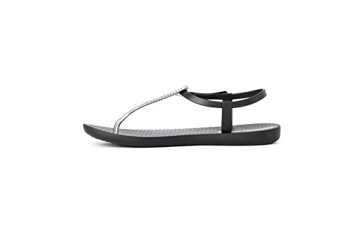 Ipanema Class Glam III Fem, Sandalias Planas Mujer, Negro, 40 EU