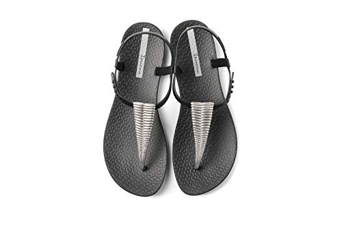 Ipanema Class Glam III Fem, Sandalias Planas Mujer, Negro, 40 EU