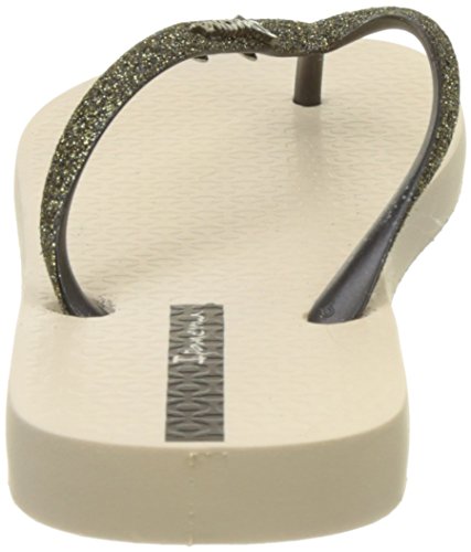 IpanemaLolita III Fem, Chanclas Mujer, Beige/Black, 38 EU