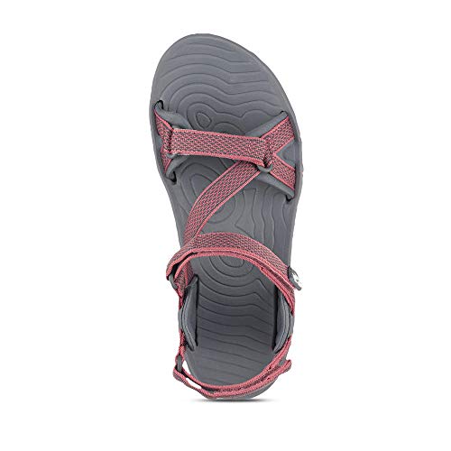 Jack Wolfskin Lakewood Ride, Sandalias Deportivas para Mujer, Rosa (Rose Quartz 2131), 37 EU