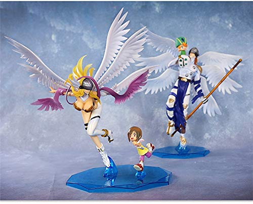 Jaypar Digimon Figura Angemon y Angewomon Figura Figura de acción de la Figura de acción de Escala 1/8 (Color : Angemon)