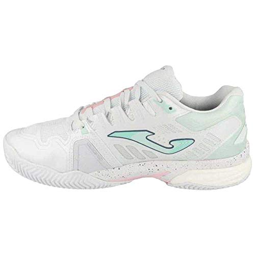 Joma Slam Lady, Zapatos de Tenis Mujer, Blanco, 39 EU