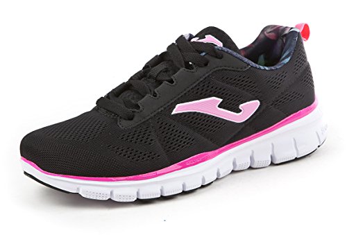 Joma Tempo Lady, Entrenadores Mujer, Negro (Black), 36 EU