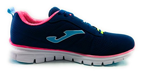 Joma Tempo Lady, Zapatillas de Deporte para Mujer, Azul (Marino/Fucsia 704), 37 EU