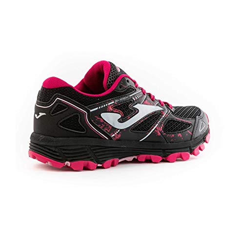 Joma TK.Shock Zapatillas Trail-Running para Mujer (Negro, 37)