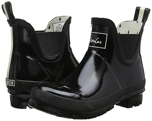 Joules Wellibob Gloss, Botas de Agua Mujer, Negro (Black Black), 36 EU