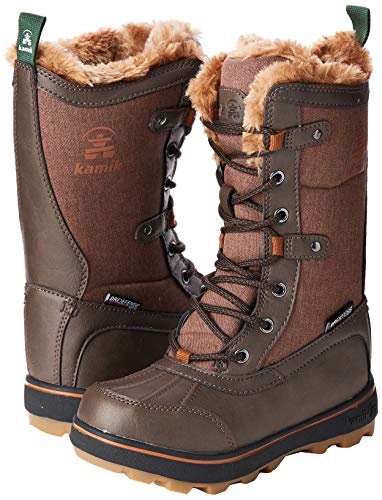 Kamik Cinnamon, Botas Altas Niñas, Marrón (Dark Brown DBR), 35 EU