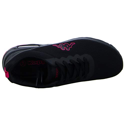 Kappa Classy OC, Zapatillas Mujer, Negro (Black/Pink 1122), 42 EU