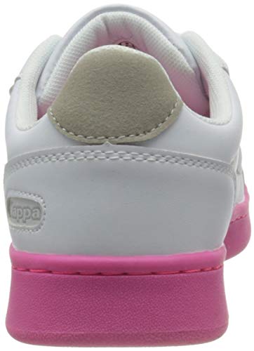 Kappa Clave, Zapatillas Mujer, 1022 White/Pink, 37 EU