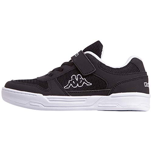 Kappa Dalton Kids, Zapatillas Unisex Niños, Negro (Black/White 1110), 34 EU