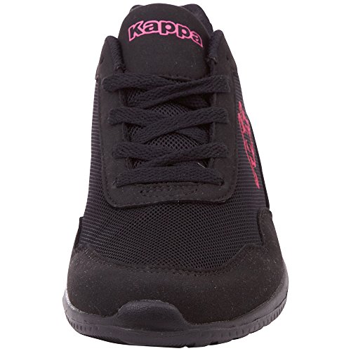 Kappa Follow OC, Zapatillas Mujer, Negro (Black/Pink 1122), 36 EU