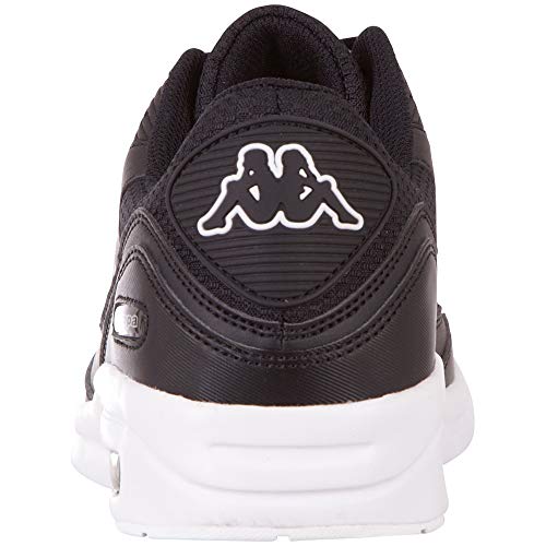 Kappa Harlem II, Zapatillas Unisex Adulto, 1110 Black/White, 46 EU