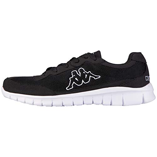 Kappa Rocket, Zapatillas Unisex Adulto, Negro Black White 1110, 43 EU