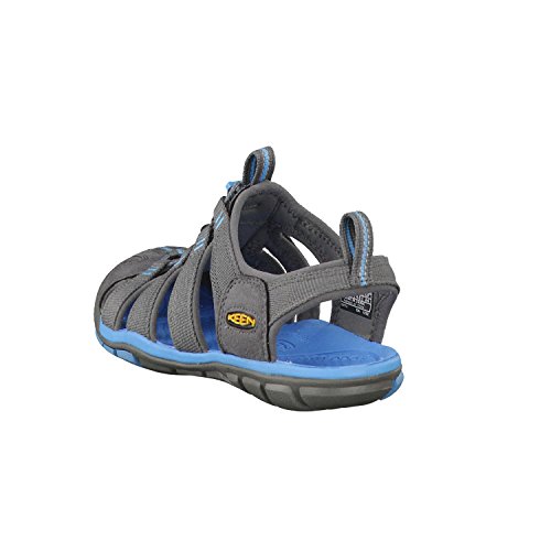 Keen Clearwater CNX, Sandalias de Senderismo - Sandalias de material sintético mujer, Gris (Gargoyle/Norse Blue), 37.5 EU