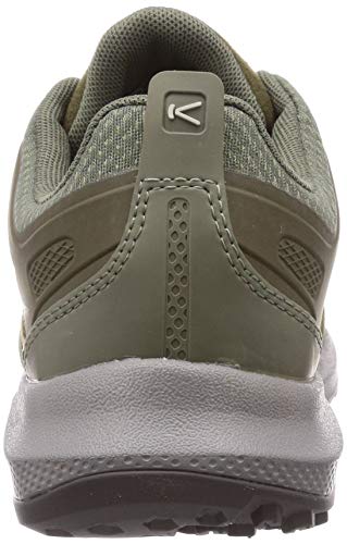 KEEN Explore Low Height Waterproof, Zapatillas para Caminar Mujer, Llovizna de Oliva polvorienta, 35 EU