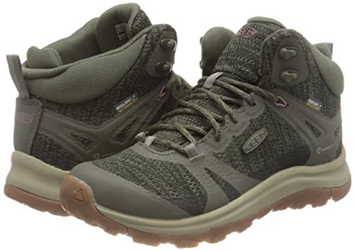 Keen Terradora 2 Mid Height Waterproof, Botas para Senderismo Mujer, Canteen/Andorra, 39 EU