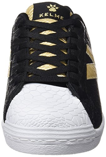 Kelme K-Legend, Zapatillas para Mujer, Negro Oro, 41 EU